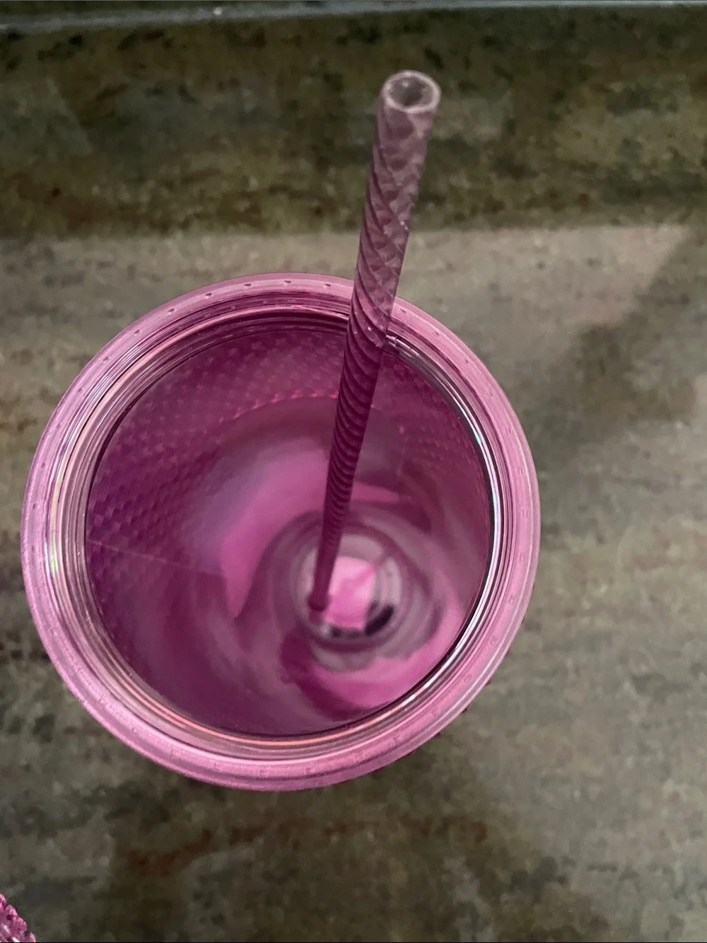 Starbucks Iridescent Purple Studded Tumbler Straw New Disney 50th Celebration